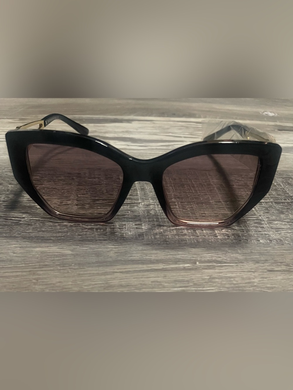 Black to Pink Gradient Cat-Eye Women Sunglasses